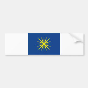 Griechemacedonia-Regionsflaggen-Griechenland-Land Autoaufkleber