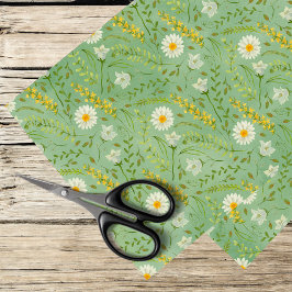 Griechen und Wildblumen Seidenpapier