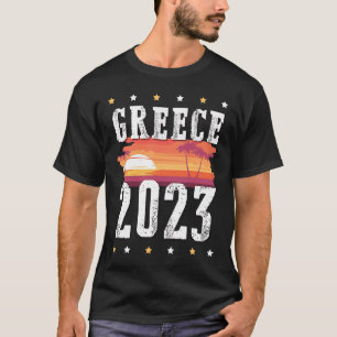 Griechenland 2023 Urlaubsreiseteam T-Shirt