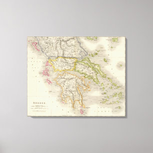 Griechenland 4 leinwanddruck