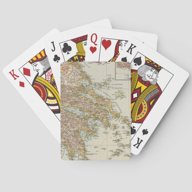 Griechenland 4 spielkarten (Rückseite)