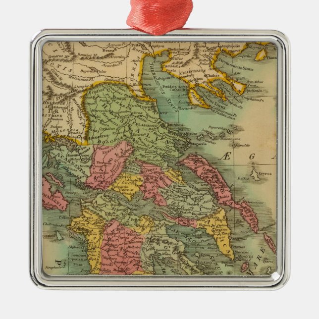Griechenland 8 silbernes ornament (Vorne)