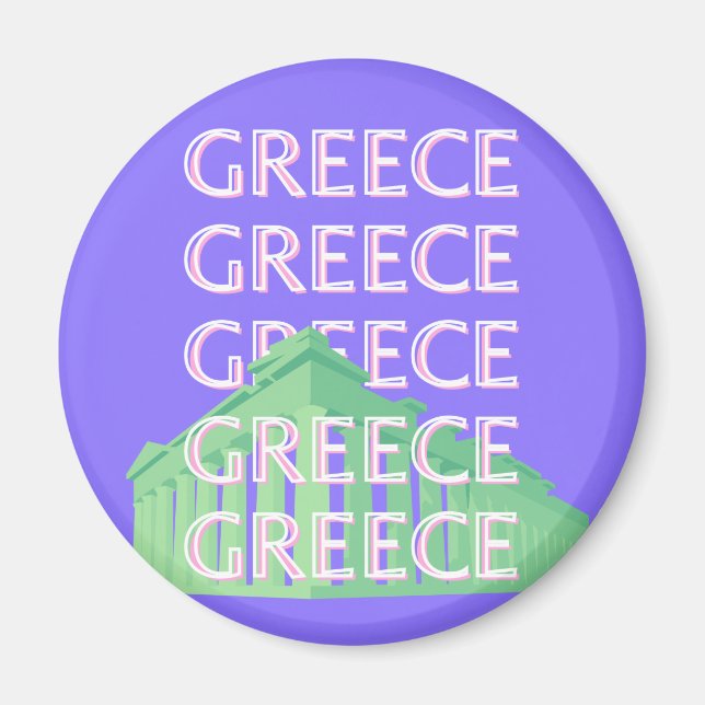 Griechenland, Athen - Art des Reisens Magnet (Vorne)