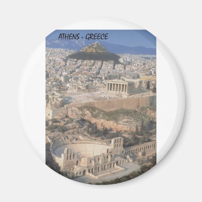 Griechenland Athen herodion Parthenon (St.K.) Magnet (Vorne)