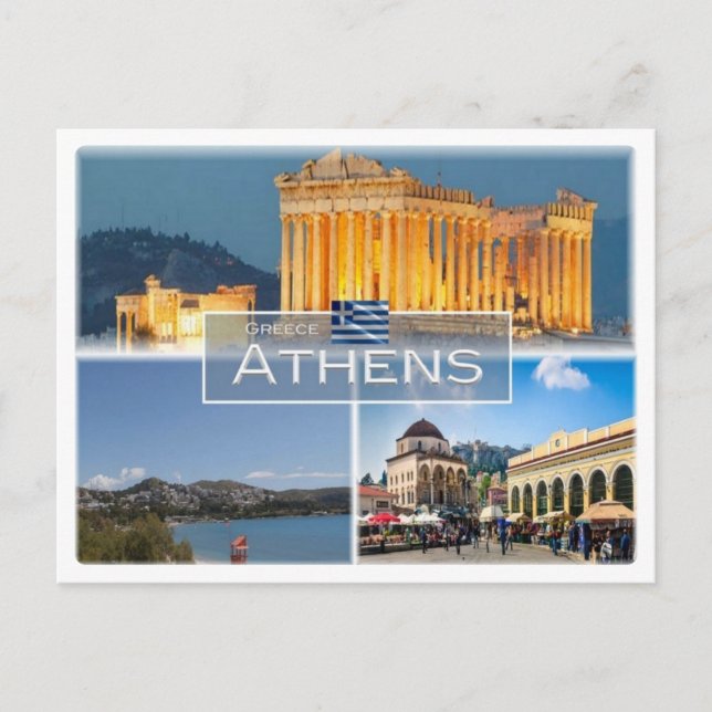 Griechenland - Athen - Postkarte (Vorderseite)