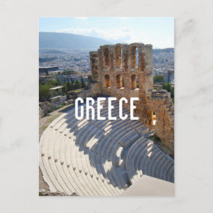 Griechenland Athens Theater Ruins Postkarte