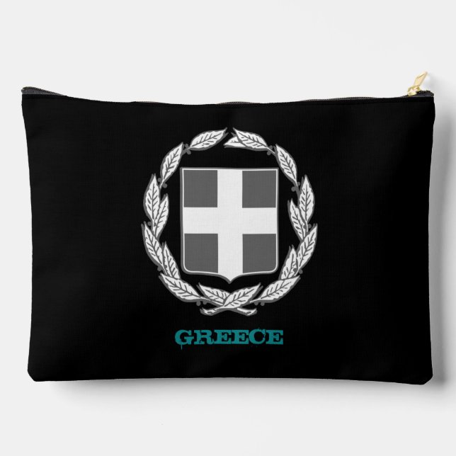 Griechenland - Beutel, griechisches Wappen / Flagg Zubehörtasche (Rückseite)