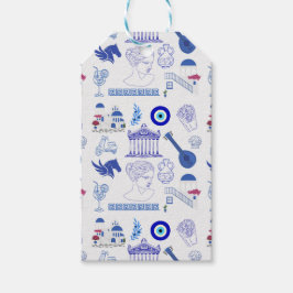 Griechenland Blau und Weiß Geschenkanhänger
