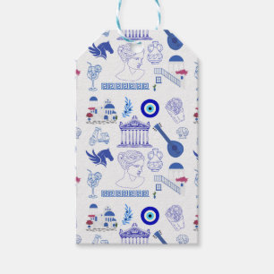 Griechenland Blau und Weiß Geschenkanhänger