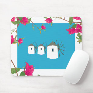 Griechenland Bougainvillea Griechische Insel Windm Mousepad
