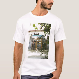 GRIECHENLAND, CRETE, Provinz Hania, Vamos: Café-T T-Shirt