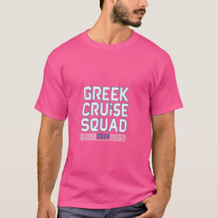Griechenland Cruise Squad 2024 Summer Matching Fam T-Shirt