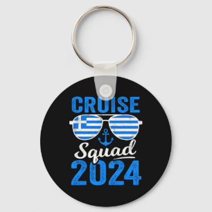 Griechenland Cruise Squad 2025 Matching Family Gro Schlüsselanhänger