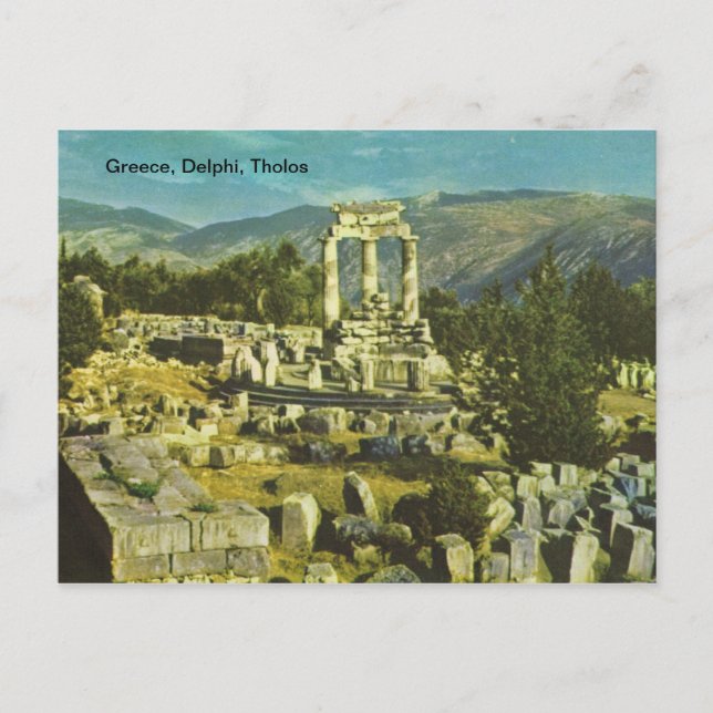 Griechenland, Delphi, Tholos Postkarte (Vorderseite)