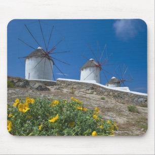 Griechenland, die Kykladen-Inseln, Mykonos, Blumen Mousepad