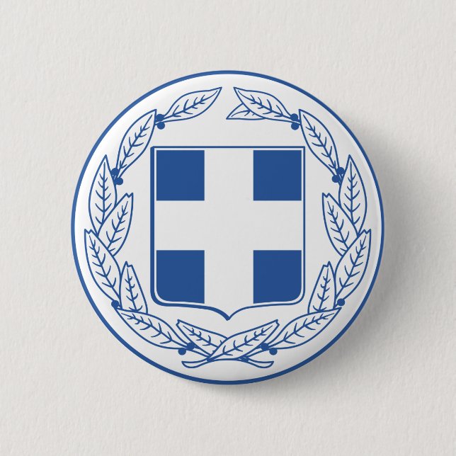 Griechenland-Emblem Button (Vorderseite)