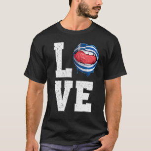 Griechenland Fahne Fan Liebe Griechenland T-Shirt