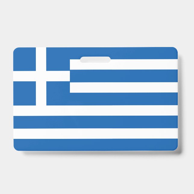 Griechenland-Flagge Ausweis (Vorderseite)