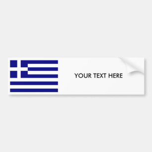 GRIECHENLAND-FLAGGE Autoaufkleber