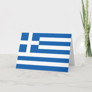 Griechenland-Flagge Dankeskarte