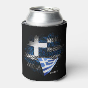 Griechenland-Flagge Dosenkühler