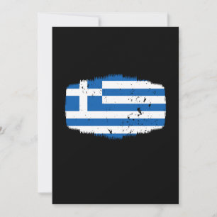 Griechenland-Flagge Einladung