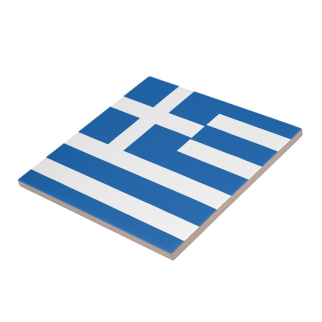 Griechenland-Flagge Fliese