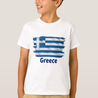 Griechenland Flagge für Kinder T-Shirt