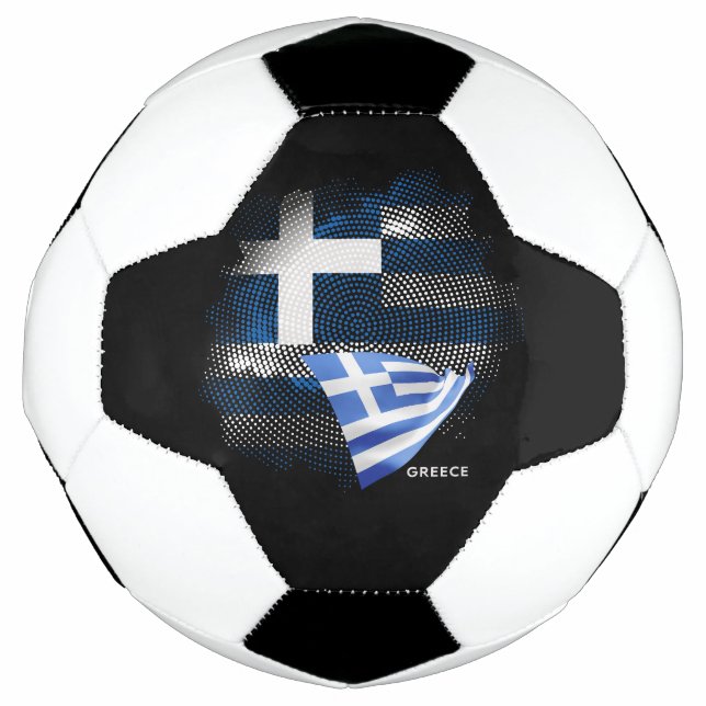 Griechenland-Flagge Fußball (Vorderseite)