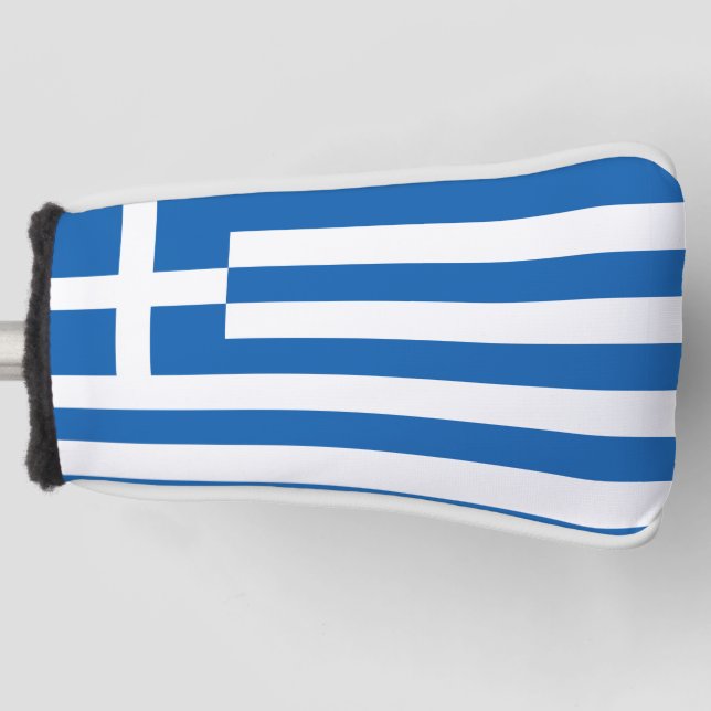 Griechenland-Flagge  Golf Headcover (Vorderseite)