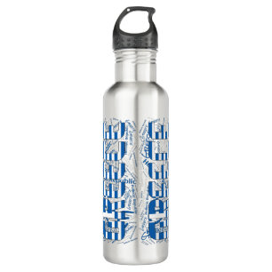 Griechenland Flagge Gorgetic Patriotic Edelstahlflasche