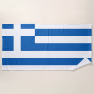 Griechenland Flagge griechisches Patriotikum Strandtuch