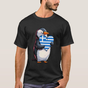 Griechenland-Flagge Hellenisch Griechischer Stolz T-Shirt