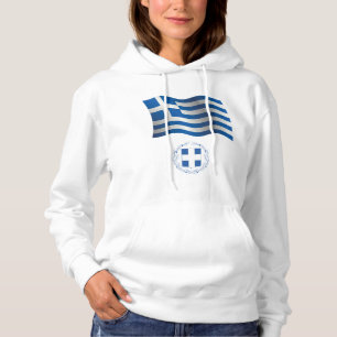Griechenland Flagge Hoodie