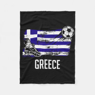 Griechenland Flagge Jersey Griechisches Fußballtea Fleecedecke