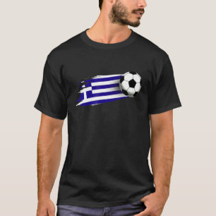 Griechenland Flagge Jersey Griechisches Fußballtea T-Shirt