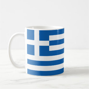 Griechenland-Flagge Kaffeetasse