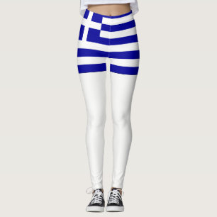 Griechenland-Flagge Leggings