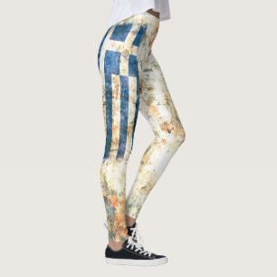 Griechenland-Flagge Leggings