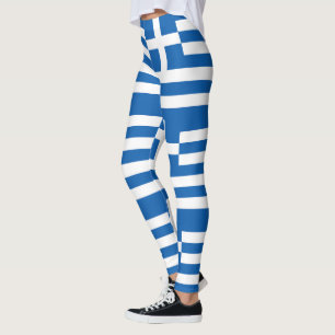 Griechenland-Flagge Leggings