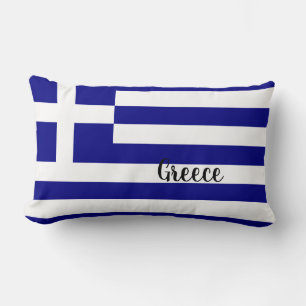 Griechenland-Flagge Lendenkissen