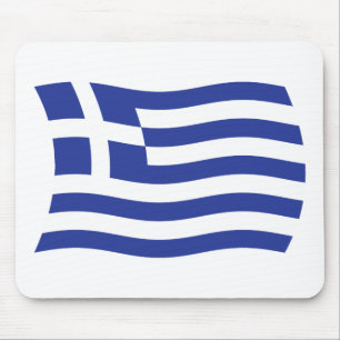 Griechenland Flagge Mauspad