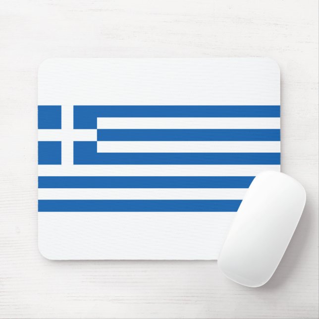 Griechenland-Flagge Mousepad (Mit Mouse)