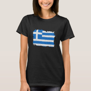 Griechenland-Flagge Patriotische griechische Wurze T-Shirt