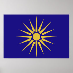 Griechenland-Flagge Poster