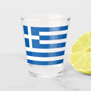 Griechenland-Flagge Schnapsglas