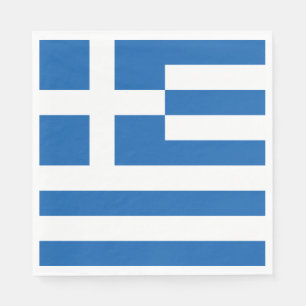 Griechenland-Flagge Serviette