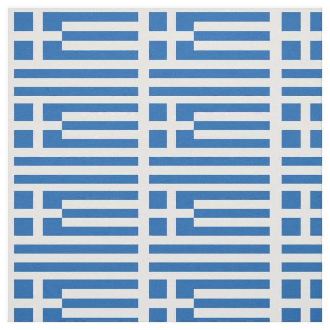 Griechenland-Flagge Stoff (Muster)