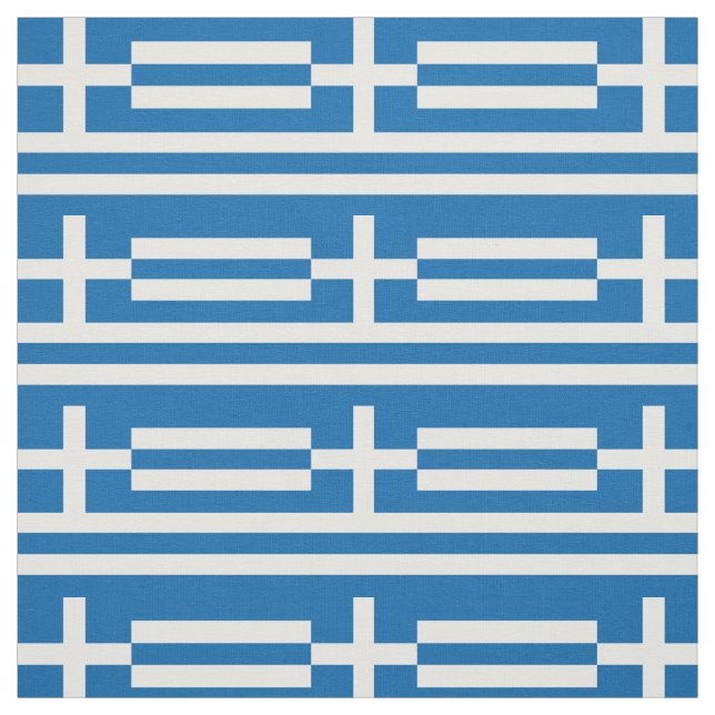 Griechenland-Flagge Stoff (Muster)