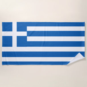 Griechenland-Flagge Strandtuch